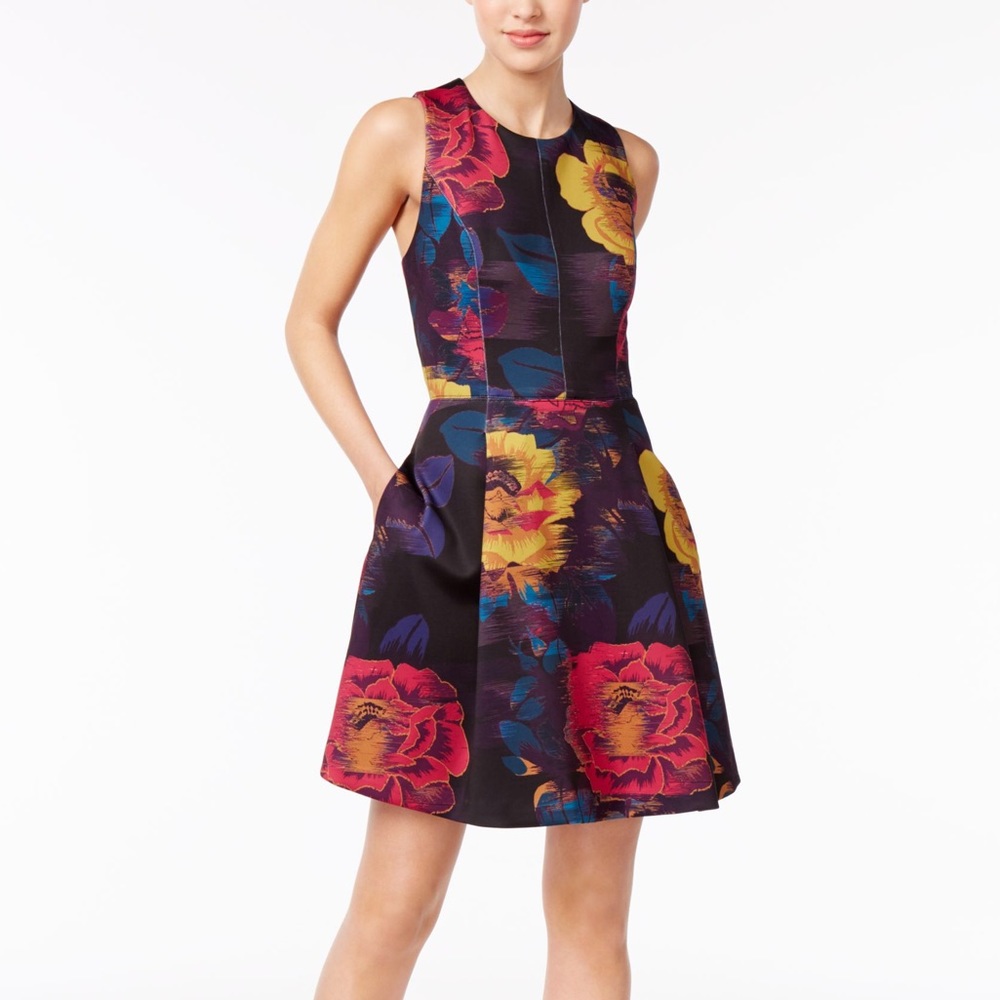 Floral Scuba Dress